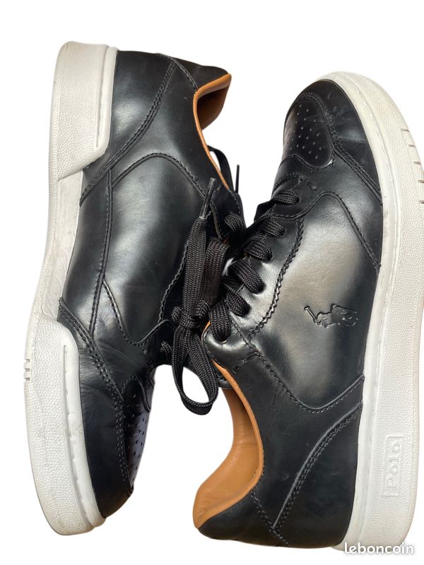 Sneakers Polo Ralph Lauren CRT LUX-SK-LTL Noires – EU 39 (US