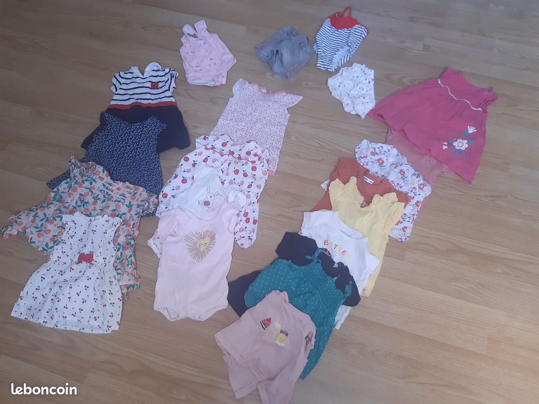 Lot vêtements Été bébé 6 mois (image 1)