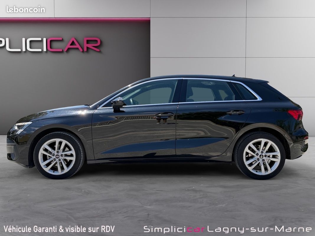 AUDI A3 SPORTBACK 30 TDI 116 S tronic 7 Design - Caméra de Recul - Carplay (image 9)