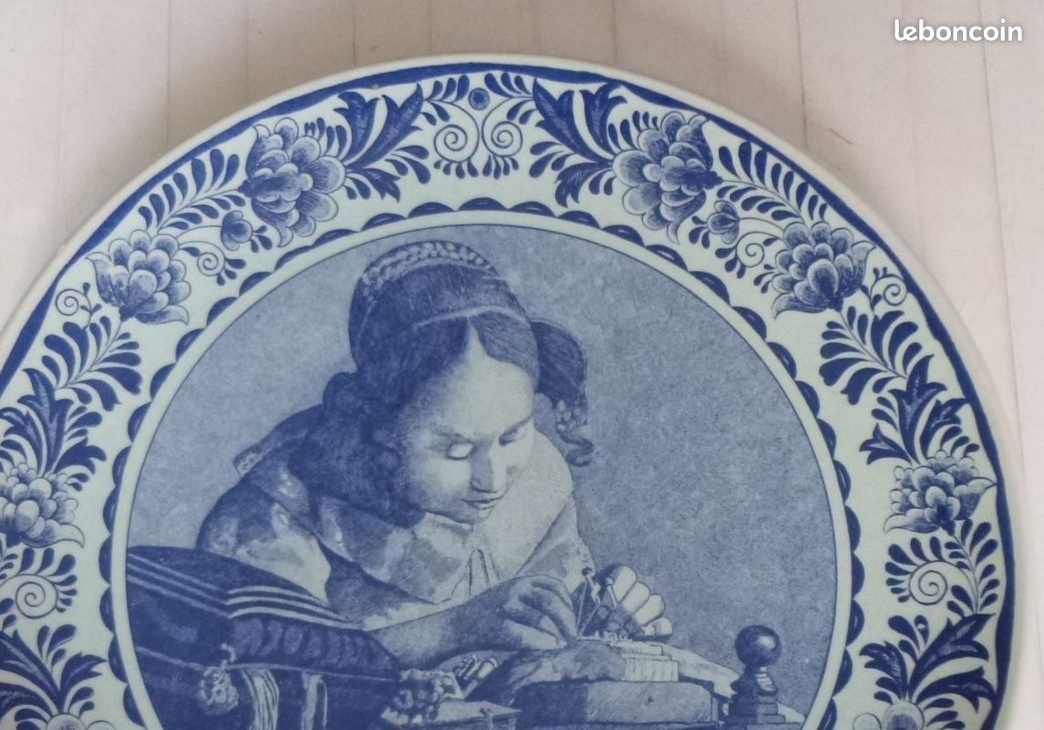 Plat La dentellière Vermeer vintage (image 2)