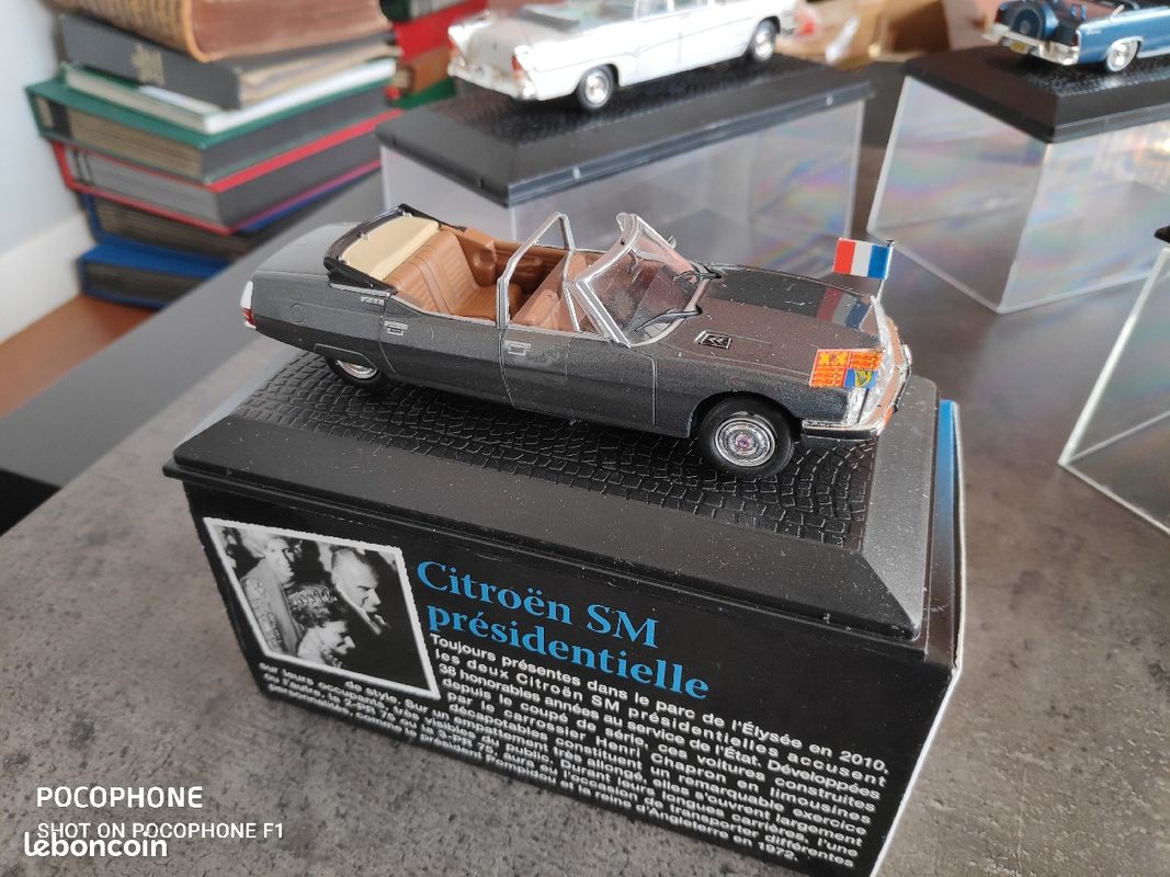 1/43 ixo atlas 2010 voitures présidentielles lincoln zil mercedes Citroën sm nb (image 4)