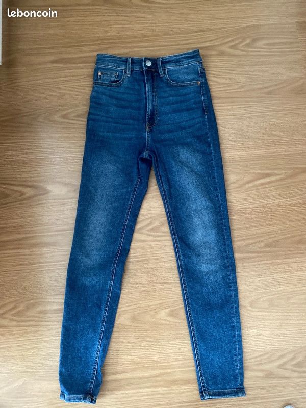 Jeans bleu femme (image 1)