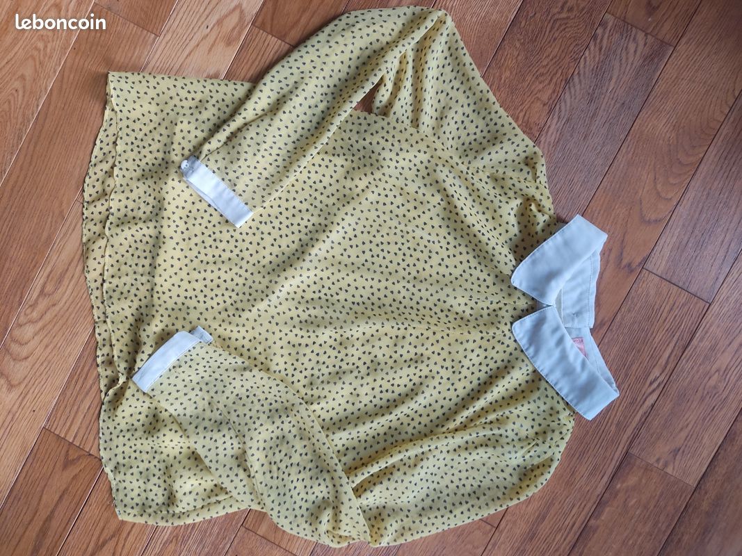 Chemise fluide à motifs coeurs (image 2)