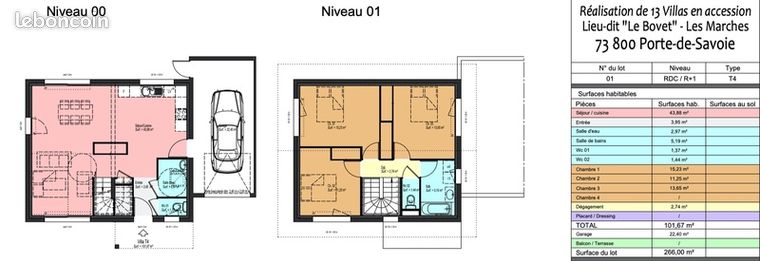 Maison 4 pièces 102 m²