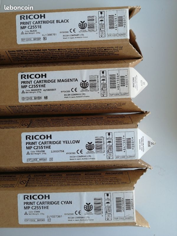 Cartouches ricoh X 4 (image 2)