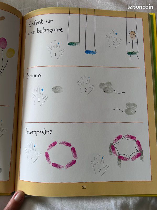 Livre d’apprentissage du dessin dès la maternelle, je dessine avec mes doigts (image 8)