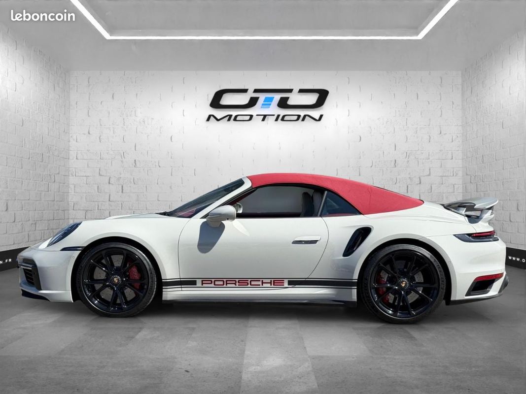 PORSCHE 911 992 Turbo S Cabriolet Exclusive Kreide/Lift/Burmester 3.8i 650 PDK (image 4)