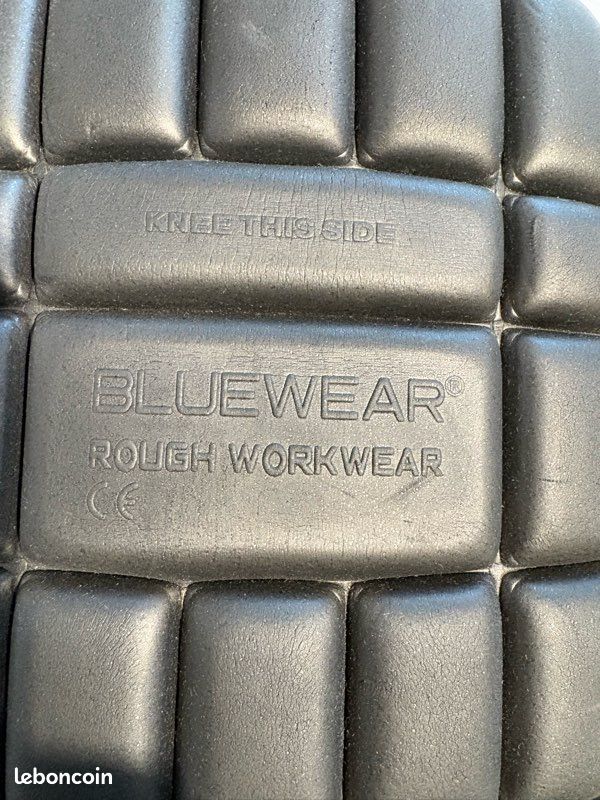1 paire protection de genouillères bleuewear flexibles en mousse Pour pantalons de travail (image 2)