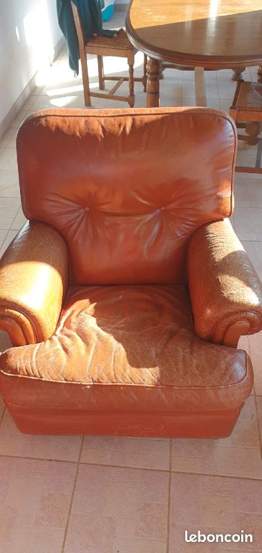 2 fauteuils cuir (image 7)