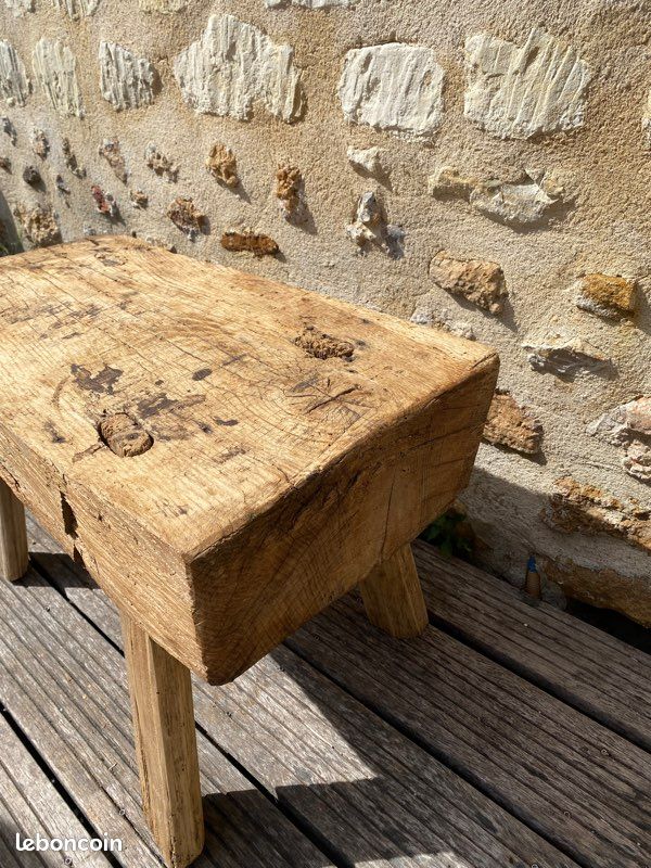 Banc/tabouret en bois (image 5)