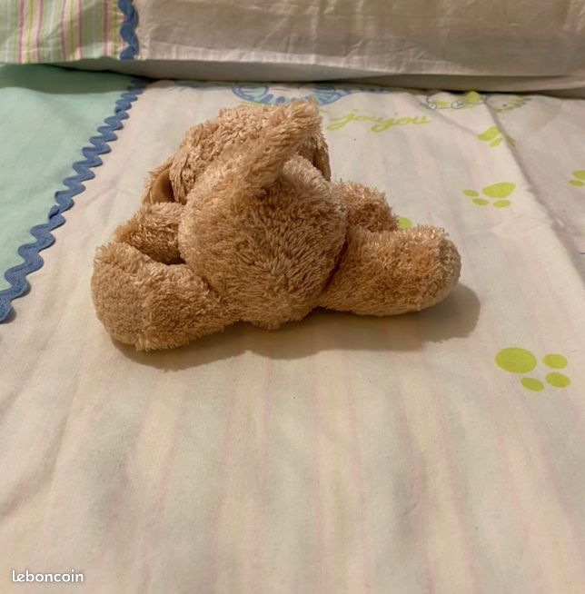 Petite peluche chien marron (image 4)
