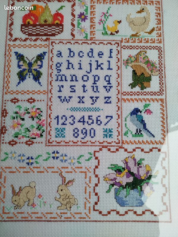 Cadre broderie Abécedaire (image 3)