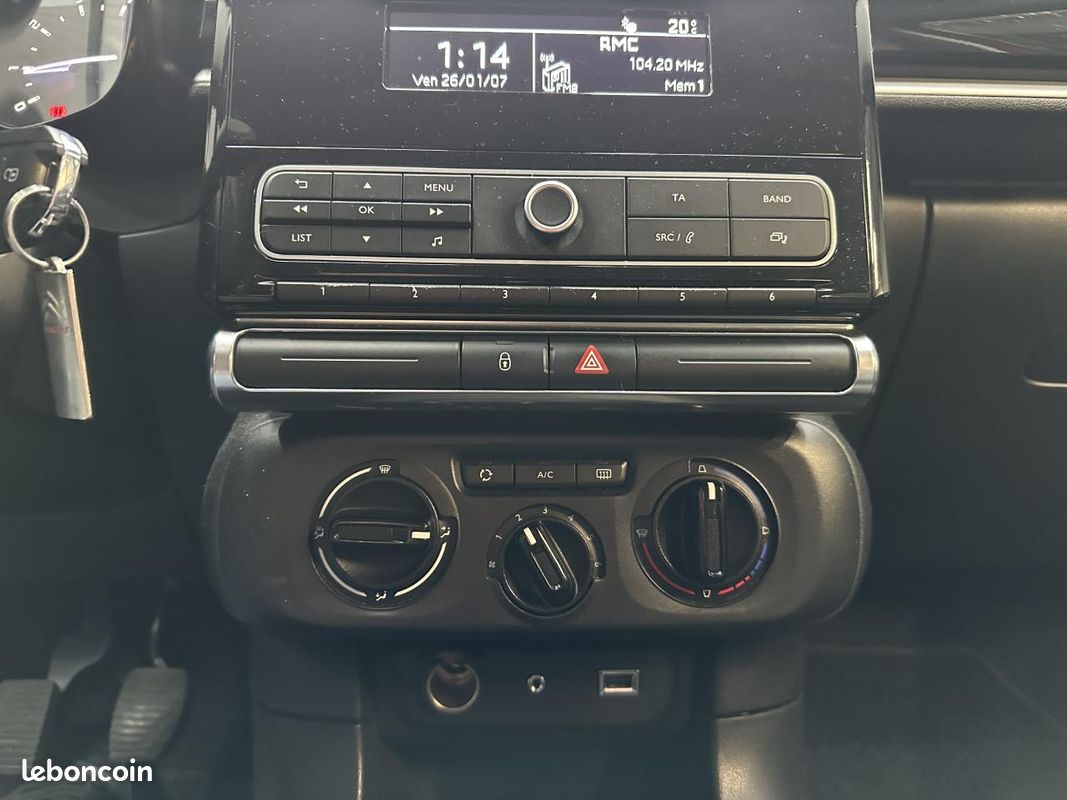 CITROEN C3 1.2 PureTech 12V - 68 2016 BERLINE Feel PHASE 1 (image 12)