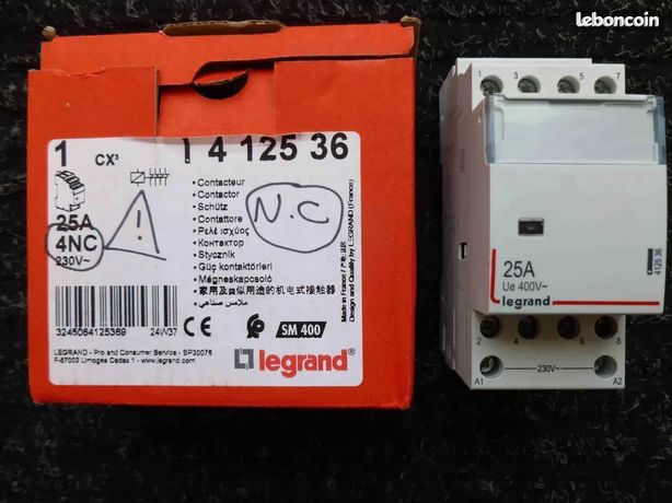 412535 Legrand - Contattore di potenza CX³ bobina 230V ~ 4P