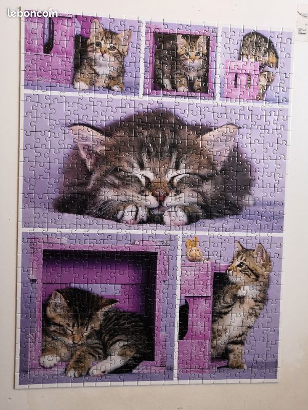 Puzzle chats 500 pièces (image 2)