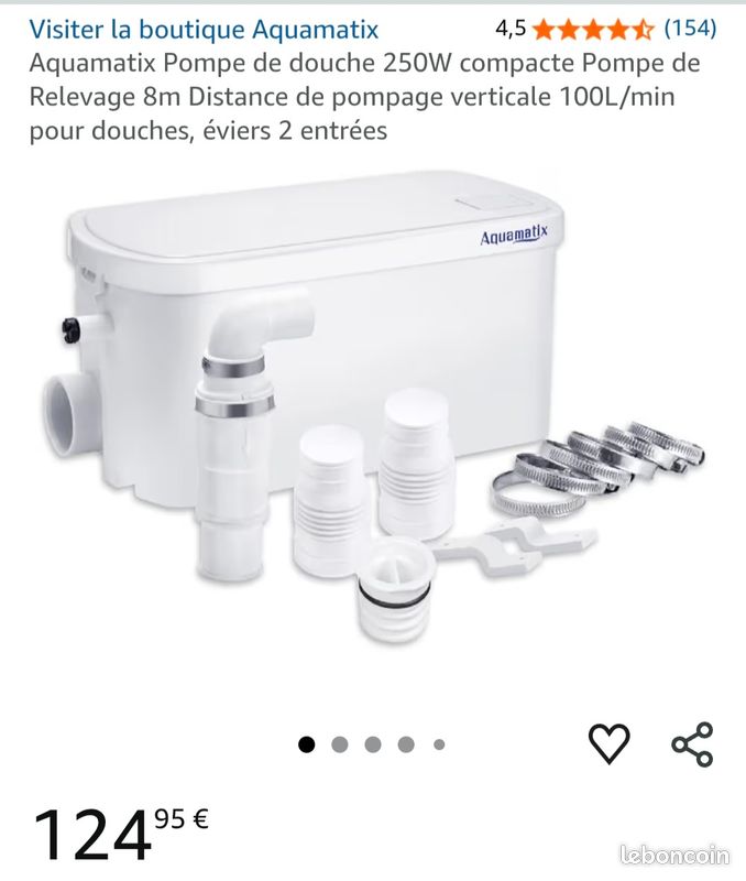 Sanidouche Flat | Pompe De Relevage Pour Douche | Eaurel