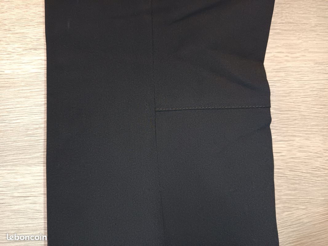 Pantalon chic noir femme T36 DUF77 (image 7)