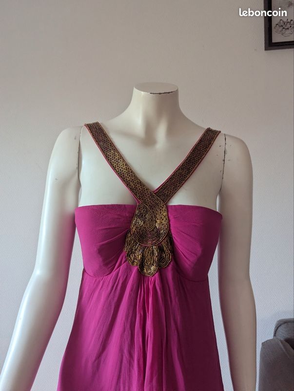 Maison 123 robe soie 36 38 (image 2)