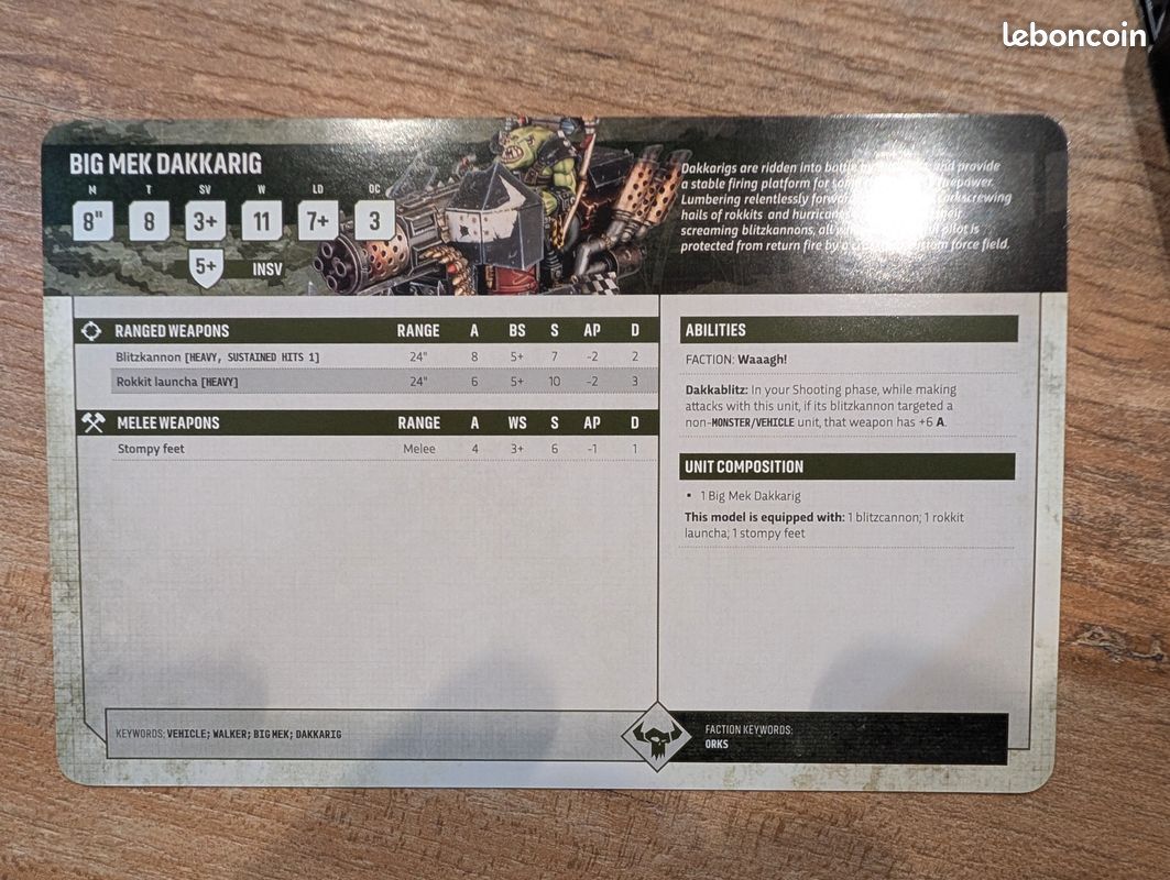 Cartes Techniques Armageddon Warhammer 40k (image 3)