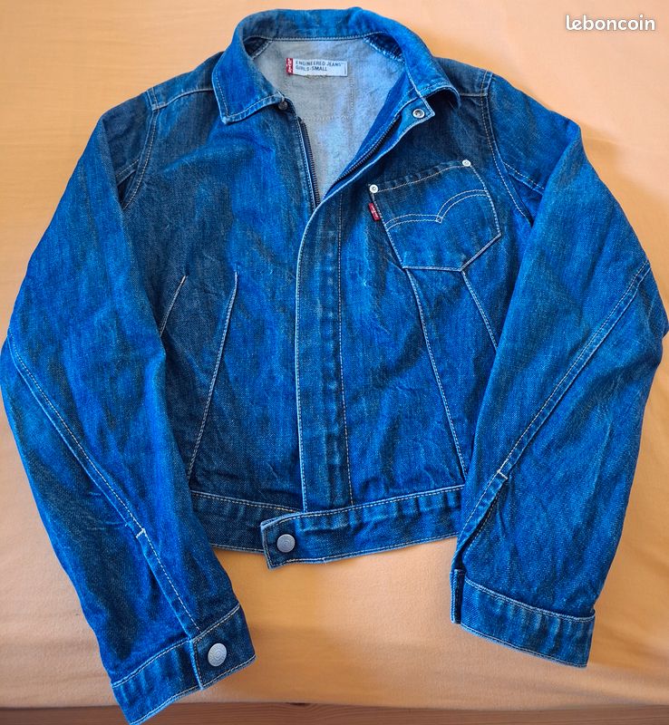 Veste Levi's Engineered Jeans Girls Années 2000 Taille S (image 4)