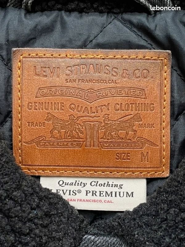 Veste Levi's Sherpa à manches courtes - Noir - Taille M (image 5)