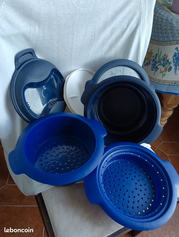 Tupperware Micro-Vap Cuiseur Vapeur pour Ptes , Riz et Cuisson Combine -  lectromnager