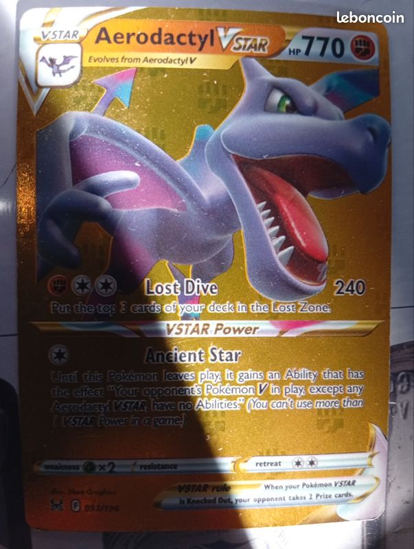 aerodactyl pokemon card vstar Pokemon Aerodactyl Card Lot - 6 Cards main image 0