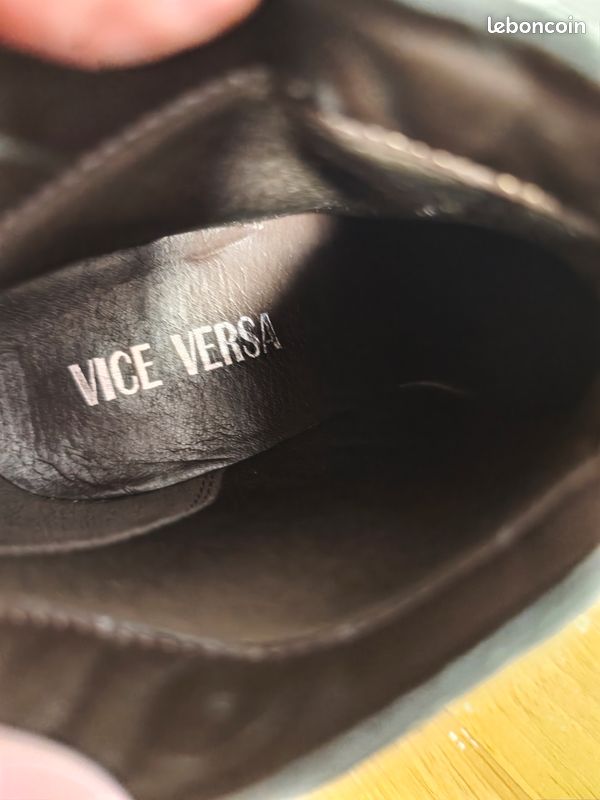 👢 Bottines femme marron à strass – Vice Versa (image 6)