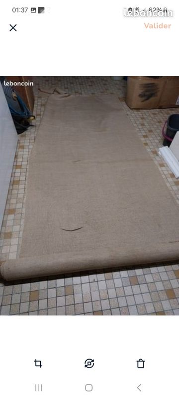 Tissu en jute (image 1)