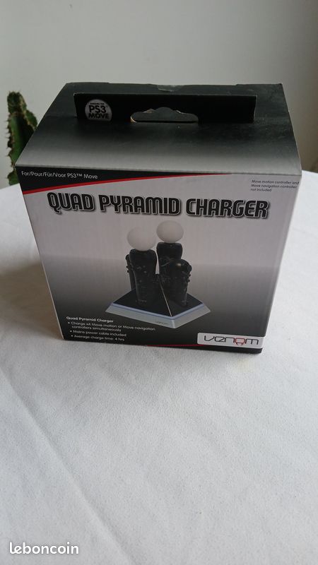 Chargeur ps2 ps3 pyramide pour 4 manette sans fil (image 5)