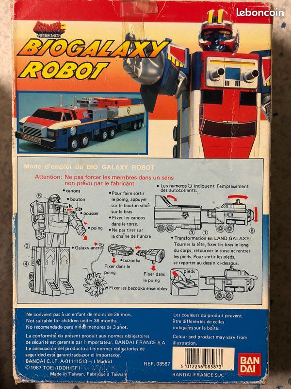 Collection Bioman 2 Maskman - Lot De 5 Motos Bandai France 1987 - Neuves Sous Blister