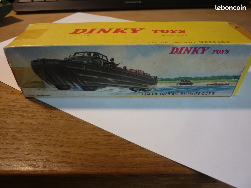 SUPERBE DUKW amphibie DINKY TOYS n° 825, made in France, entièrement d