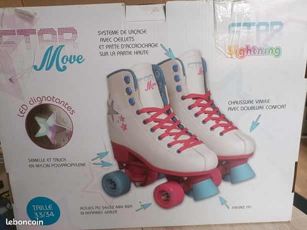 Patin a roulette fille star move t 33/34 Sport Plein air
