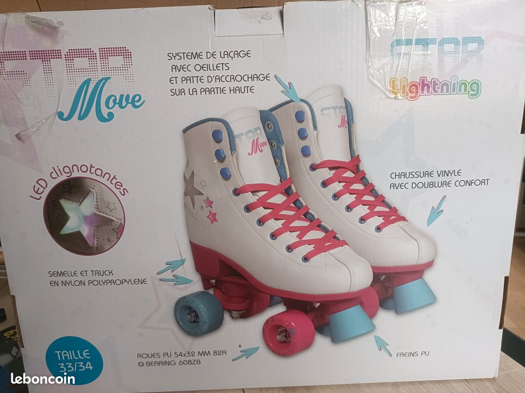 Patin a roulette fille star move t 33/34 Sport Plein air