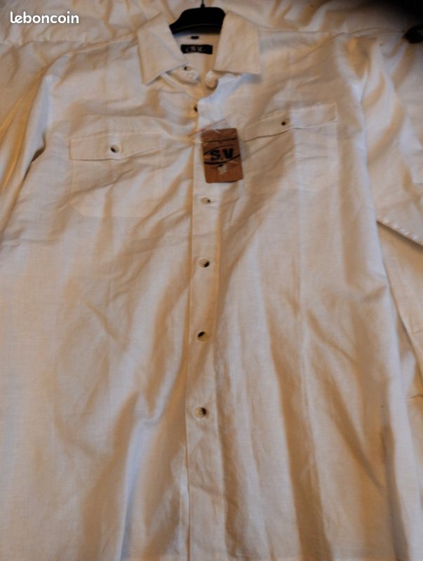 Chemise manches longues taille M (image 2)