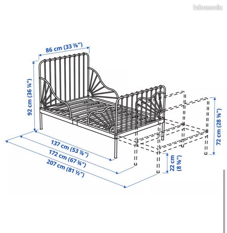 Lit extensible IKEA (image 6)
