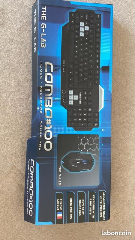Clavier gaming G-lab Combo#100 (image 2)