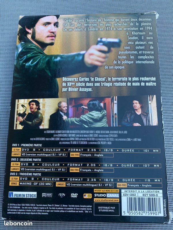 Coffret DVD Carlos 3 parties (image 2)