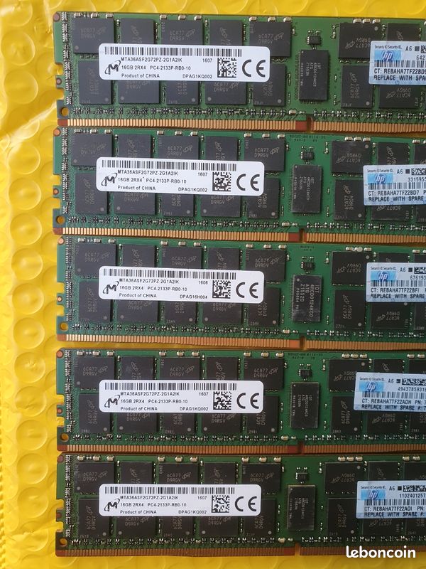 barrette mémoire HYNIX PC2700S-25330 256MB DDR HYMD532M646CP6-J AA