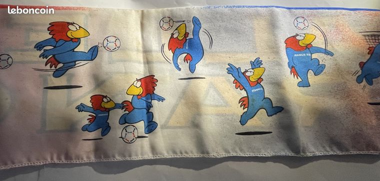 Écharpe France 98 Mascotte Footix Coupe Du Monde 1998 Long
