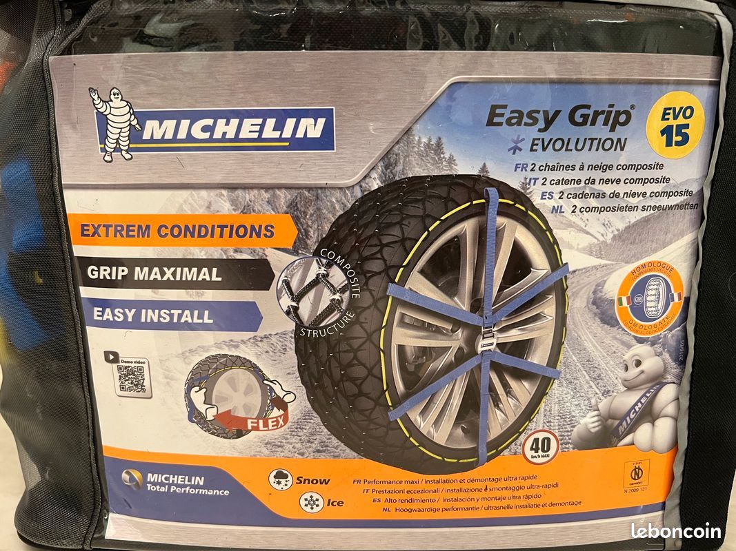 Chaînes neige Michelin Easy Grip Evolution 15