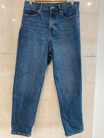 Uniqlo jean droit femme 32 Bleu Bleu - Vêtements Jeans Femme 9,60 €