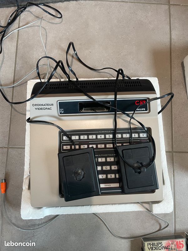 Jeu Vidéo Vintage Philips Videopac G7000 - Basketball - État Correct Pour Collection