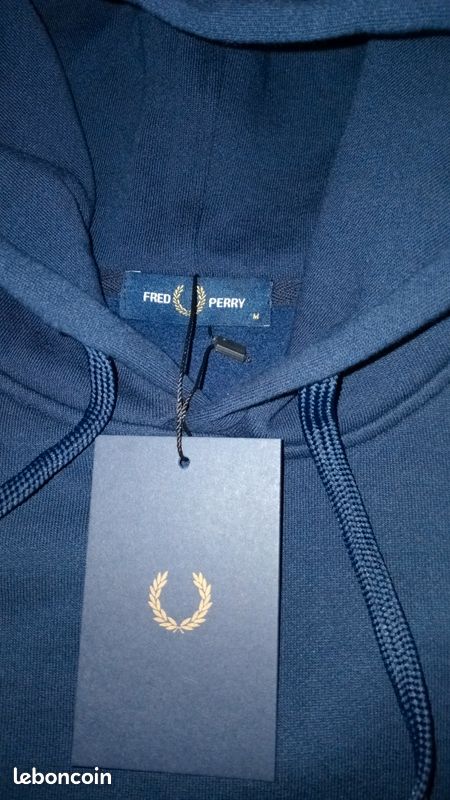 Fred Perry - Fred Perry FP Loopback Hooded Sweat Sweatshit À Capuche