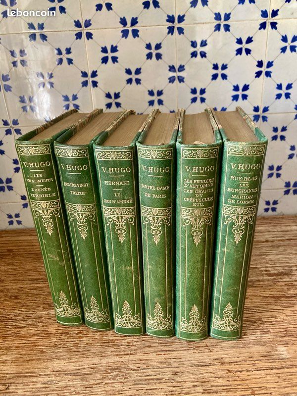 Lot Antique De 6 Déchets Victoriens – Garçons & Filles, Multi-couleur, Fabriqué En France