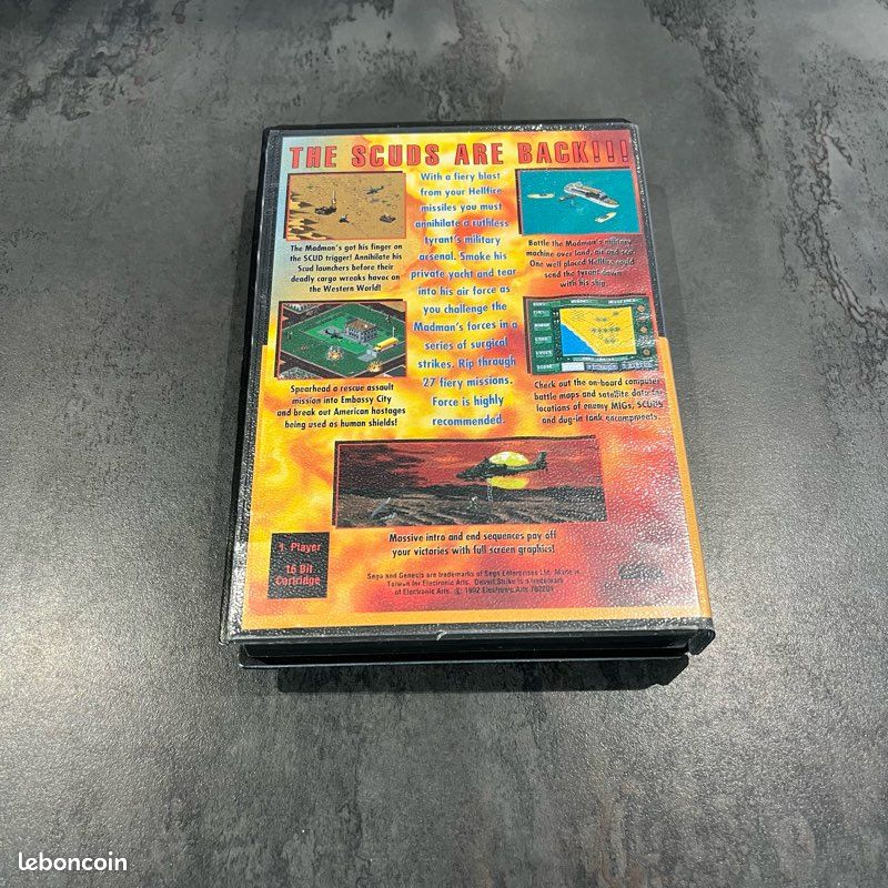 Desert Strike Return to The Gulf Sega Genesis Ntsc-usa (Complete - Very