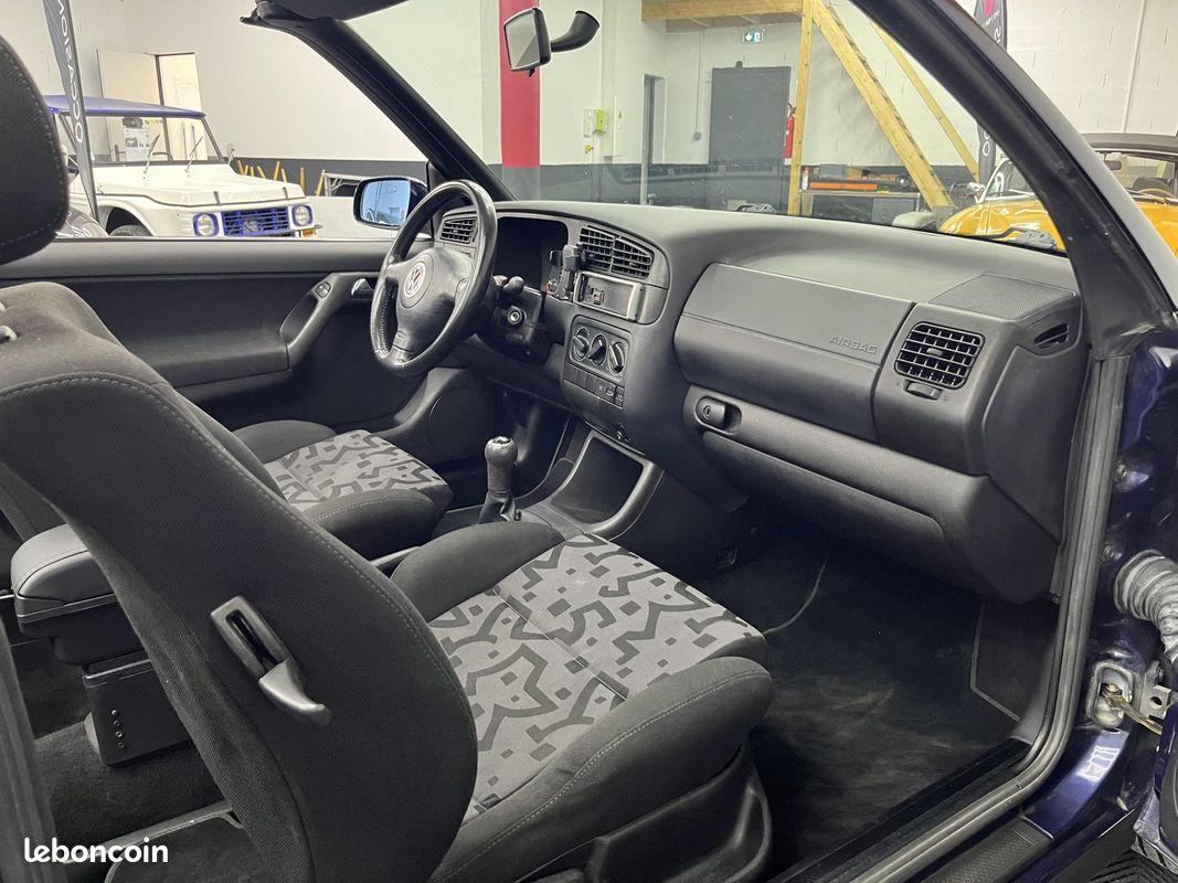 VOLKSWAGEN GOLF Cabriolet 1.6i IV 4 CABRIOLET 110 ch historique complet + peinture neuve garantie 12 mois (image 14)