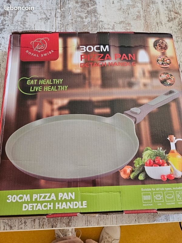 Poêle à crêpes et pizza neuve 30 cm (image 1)