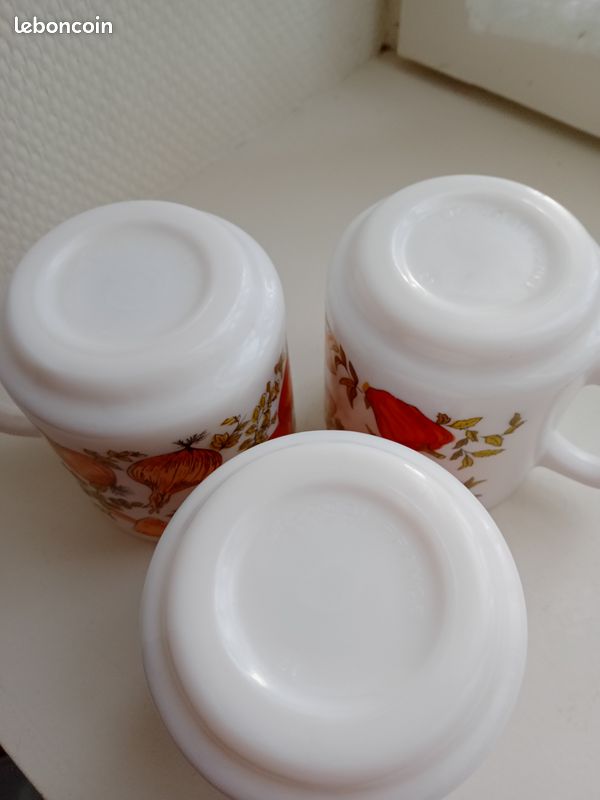 4x Taza de té H&H con plato Lotus en gres blanco cc 220 | Leroy Merlin