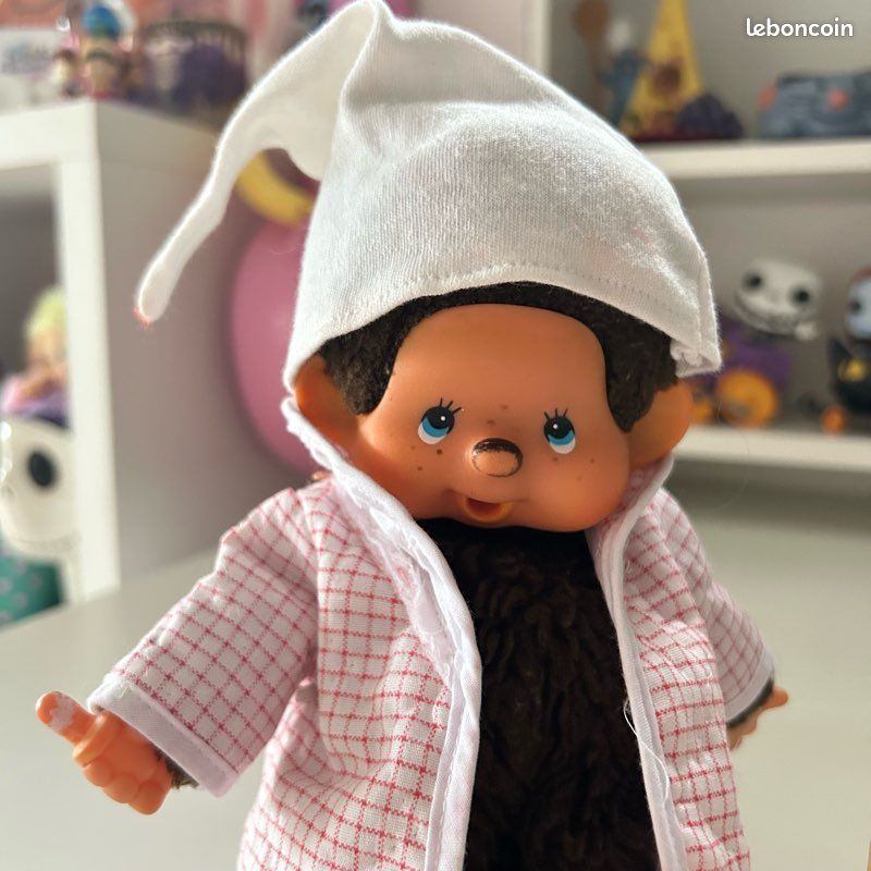 Soft Monkey KIKI THE REAL AJENA blau türkis mintgrün Augen bl